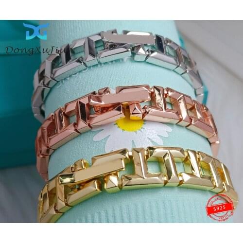 S925 Sterling Silver Bracelet T Bracelet Original TF Brand Bracelet Luxury High-end Banquet Gift