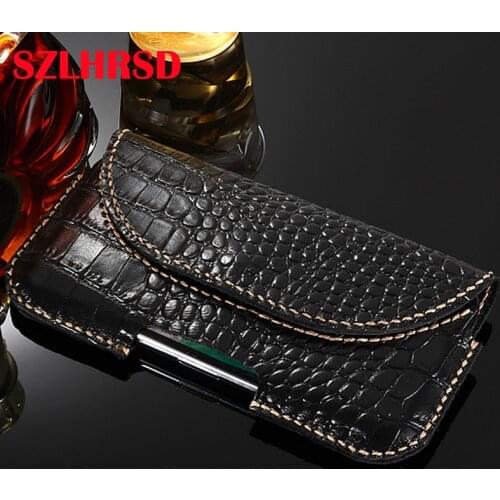 For Huawei Mate 9 Lite Case Genuine Leather Holster Belt Clip for Huawei Mate 9 Pro Phone Cover Waist Bag Handmade for Mate 9