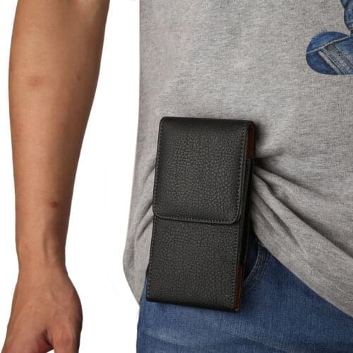 Belt Clip Case for Samsung S20 S10 S9 S8 Plus S7 S6 Note 20 10 9 8 PU Leather Pouch for Samsung A50 A70 A80 A90 Mobile Phone Bag