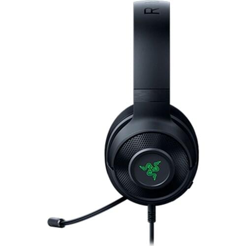 Razer Kraken V3 X Gaming Headset with 7.1 Surround Sound/Triforce 40mm Drivers RGB Headphones with Mic Compatible PC/PS4 Games