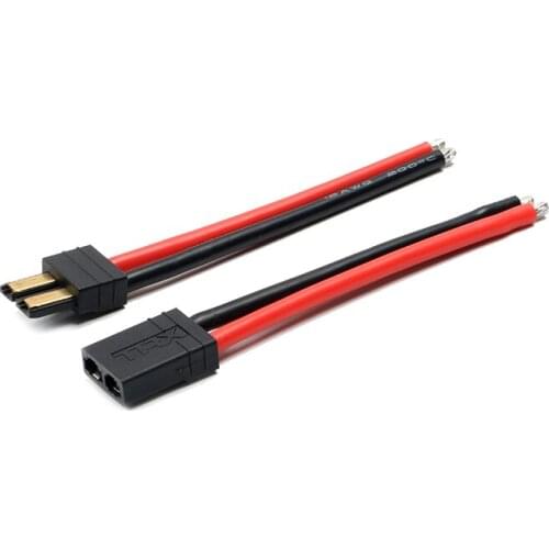 TRX Extension Cable Battery Convert Wire Male Female TRX Connector Adapter 2PCS/LOT FHA085