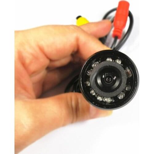 HD CCD 28mm Car Camera LED IR Lights Night Vision Car Rear View backup Universal Parking Camera 170 degrees 520TVL