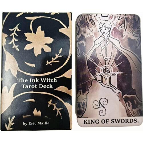 Ink Witch Tarot Cards PDF Guidebook English Version Tarot Cards Deck Board Game