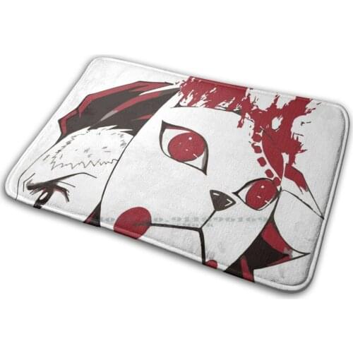 Tanjiro Mat Rug Carpet Anti-Slip Bedroom Entrance Door Mat Demon Katana Kimetsu No Yaiba Demon Tanjiro Tanjiro Kamado Sword