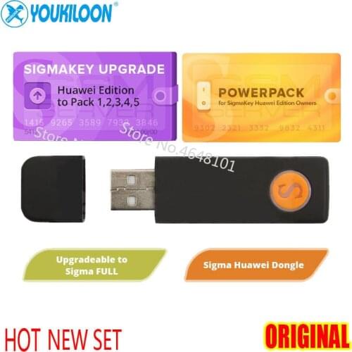 2021 original new Sigma key Huawei Dongle / Sigmadongle / Sigmakey Hua Edition + PACK 1 2 3 4 5 Activation+ Ppwerpack Activation
