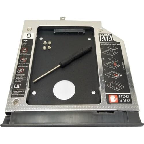 WZSM wholesale NEW SATA 2nd SSD HDD Caddy for Lenovo ideapad 520 520-15 520-15IKB 520-15IST 520-15ISK Hard Disk Drive Caddy