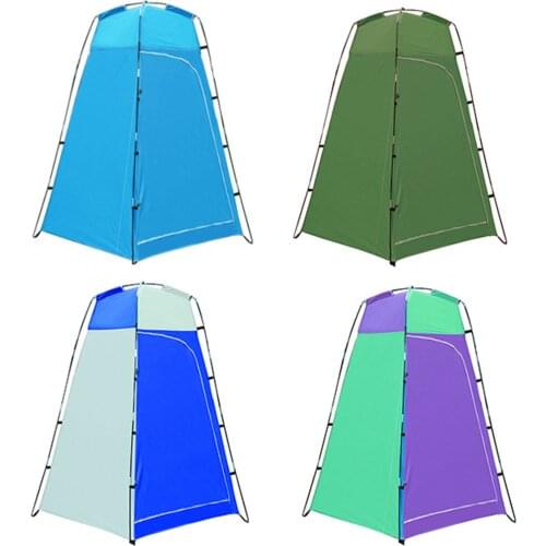 Portable Privacy Shower Toilet Camping Pop Up Tent Camouflage Anti UV Function Outdoor Dressing Tent Photography Tent Very Well