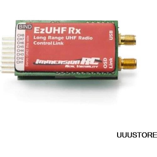 ImmersionRC 433MHZ 112dbi EzUHF Receiver 8 channel diversity Long Range UHF Receiver RX for RC FPV Drone