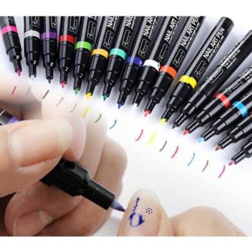 Nail Polish Pen Gel Nail Polish Painting Drawing Pen Nail Art DIY Decoration Tools Manicure Tools Nail Art Pens