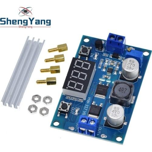 ShengYang 1PCS DC DC-DC 3~35V to 3.5~35V LTC1871 Booster step up Step-up module Converter Regulated Power Supply+VoltMeter