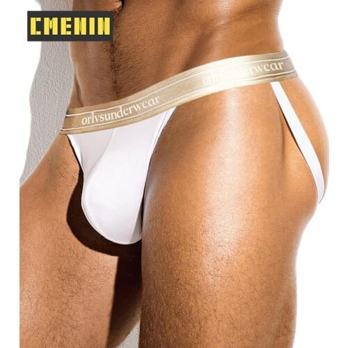 CMENIN 2021 Quick Dry Mesh Gay Men Sexy Underwear Thong Men Jockstrap Ins Style Mens Thongs And G Strings Men Lingerie AD7521