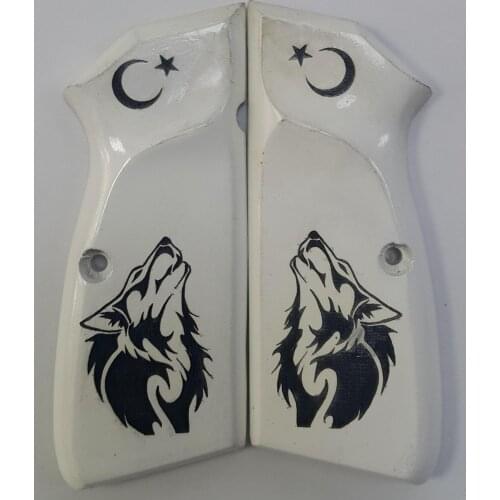 Browning Embroidered Wooden Grip Model 2