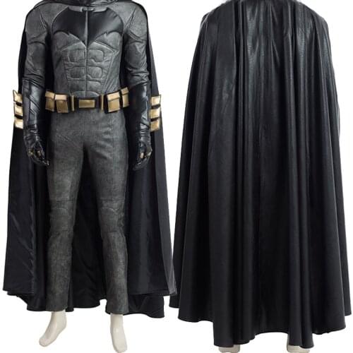 Adult Men Superhero Justice Bat Bruce Wayne Battle Clothing Cosplay Costume Halloween Party Outfit Full Props Suit