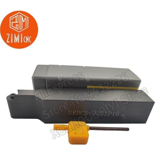 1PCS SRDCN 3232P16 External Lathe Bracket Lathe Tool Holder Metal Lathe Machine Lathe Knife Boring Bars for RCMT16