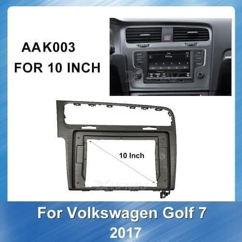 10 inch fascia panel dash Installation Mount for Volkswagen Car Auto Multimedia for Volkswagen Golf 7 2017