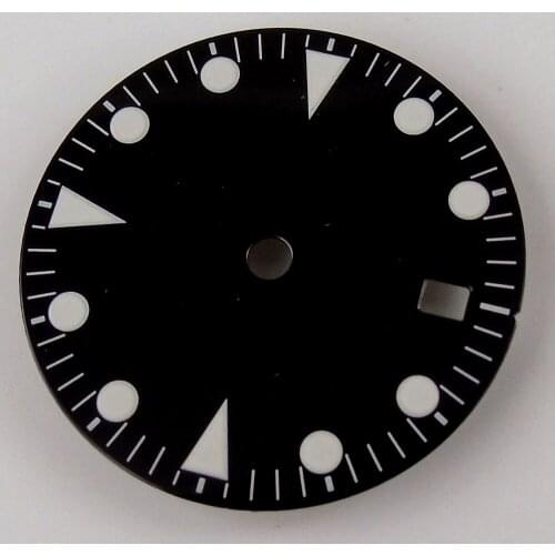 28.5mm Sterile Watch Dial Watch Date Window Fit For Miyota 8215 821A 8205 Movement