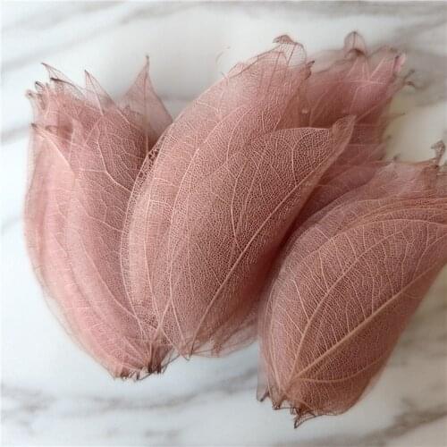 5-8cm/90pcs,Nature Real Touch Leaf vein Petals,Dried Pressed flowers for DIY Candles Bookmark Gift Card,Flores wedding decor
