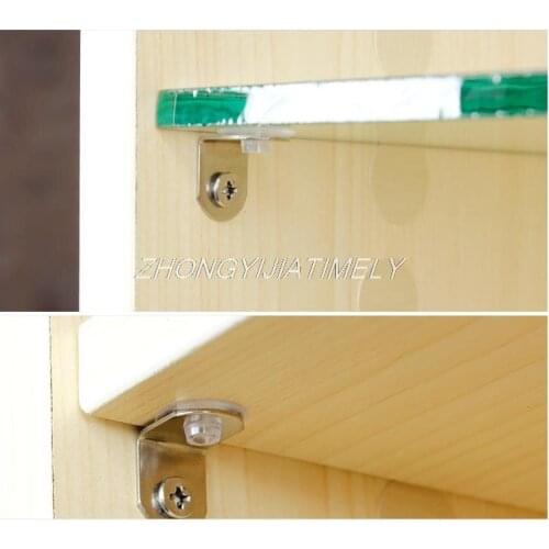 Wardrobe cabinet accessories, glass bracket support, partition support, shelf brackets, furniture accessories