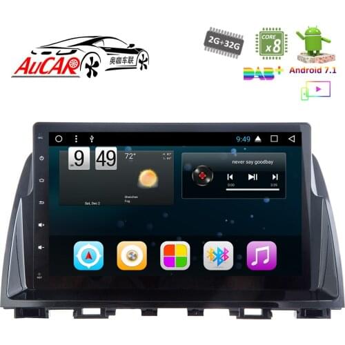 Android 7.1 10.1" Car DVD Player Car Radio for Mazda 6 Atenza 2014 - 2016 HD 1024*600 Bluetooth GPS Radio WIFI 4G Stereo DVD