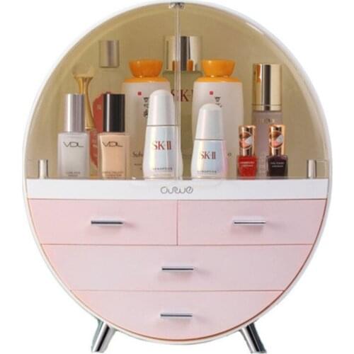 Home Fashion Drawer Makeup Storage Box Bathroom Brush Lipstick Holder Desktop Acrylic Jewelry Cosmetic Skin Care Organizer Rack