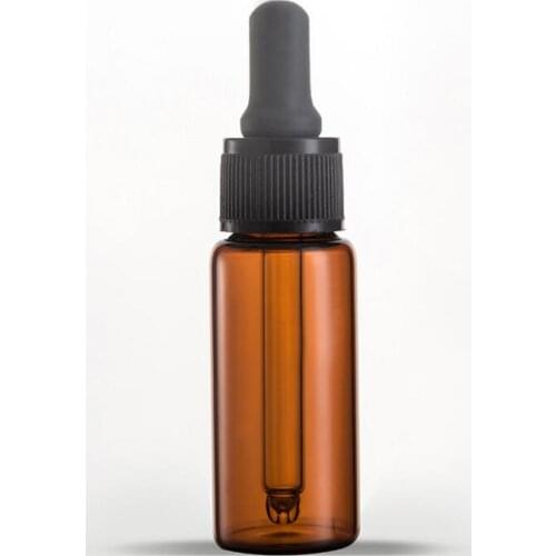 10ml Empty Amber Glass Essential Oil Dropper Bottle Mini Brown Glass Dropper Vials lin2885