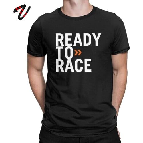 Swag Men T Shirt Ready To Race Print T-Shirt Plus Size Novelty Tops Enduro Cross Motocross Bitumen Bike Life Tees Cotton Clothes