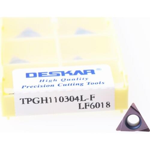 10PCS TPGH080202L F TPGH 080204L F TPGH090202L F TPGH090204L F TPGH110302L F TPGH110304L F LF6018 Carbide Inserts Boring Tools