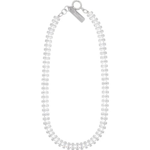 MONA The Same Korean Version of Justine Clenquet Rhinestone Light Luxury Temperament Clavicle Chain High Sense Necklace Female