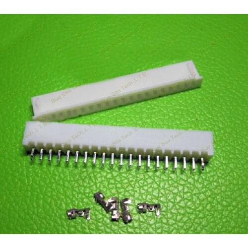 10sets 20 Pin Connector leads Heade 2.54mm XH-20P Kit (male&female Housing+Terminal) for car boat ect