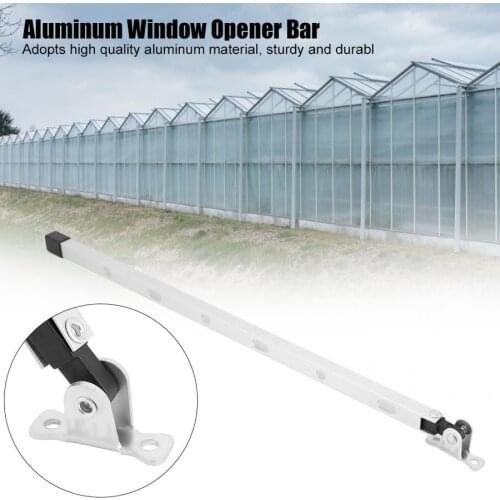 Manual Aluminum Window Opener Kit Greenhouse Window Stay Kit Roof Vent Opener Bar Greenhouse Accessories Agriculture Tools