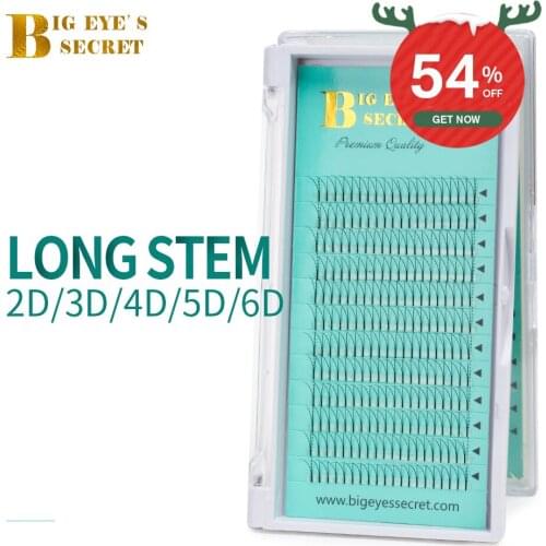 Wholesale Long Silk Lash Extensions Makeup Fake Eyelashes Premade Volume Fans Eyelashes Extension Lashes Supplies