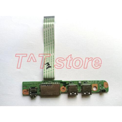 Original for ACER R3-471 R3-471T R3-471TG USB Audio Card Reader Board with cable DA0ZQXTB8E0 test good free shipping