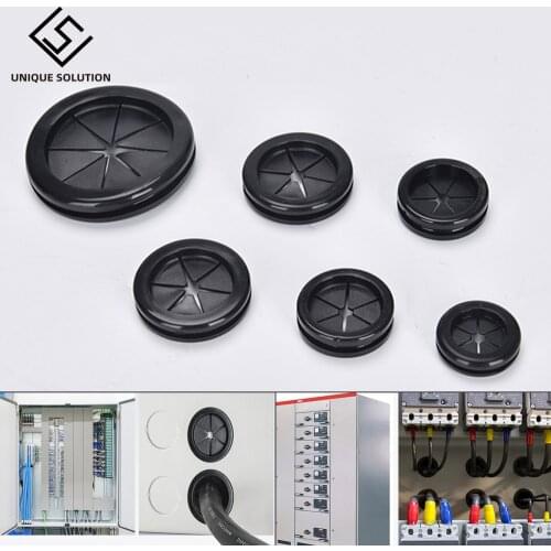 20/25/30/32/35/40/50mm Inner Diameter Cable Wiring Rubber Grommets Gasket Ring Wire Protective Loop