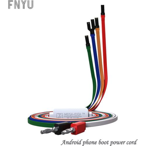 QIANLI Android phone boot power cord 1m for Samsung XIAOMI Huawei vivo / oppo one button boot on 4-color anti burn power cord