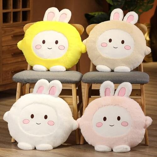 Nice 1PC Cartoon Cute Lemon Rabbit Plush Toys Kawaii Stuffed Soft Animal Pillow Lovely Dolls for Children Girls Birthday Gifts