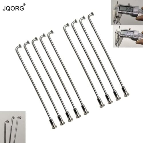 16 Pieces A Lot 304 Stainless Steel Diameter 3.5-3.2mm Round Body Knitting Needles J-bend Sliver Color Motorcycle Spokes And Nut