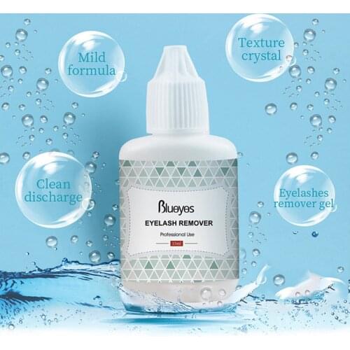 Blueyes 1PCS Eyelash Glue Remover Cleaner Professional False Eyelash Glue Extension Makeup Tools 15 ML Primer Liquid Eye Lashes