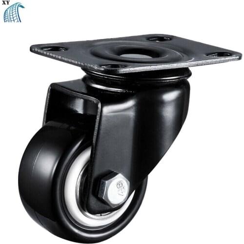 Universal Wheel Furniture Industrial Wheel Bearing Caster Pulley Roller Cart Wheel Rubber Wheel Accessories 2 inch casters