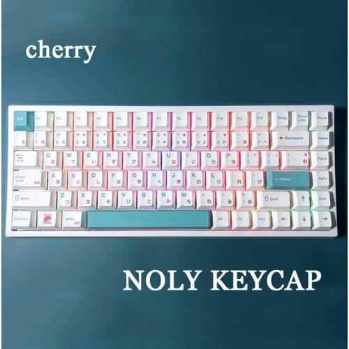 1set/129key Sushi Style PBT Dye-sub japanese Keycaps cherry Profile For Cherry MX Switch Mechanical Keyboard
