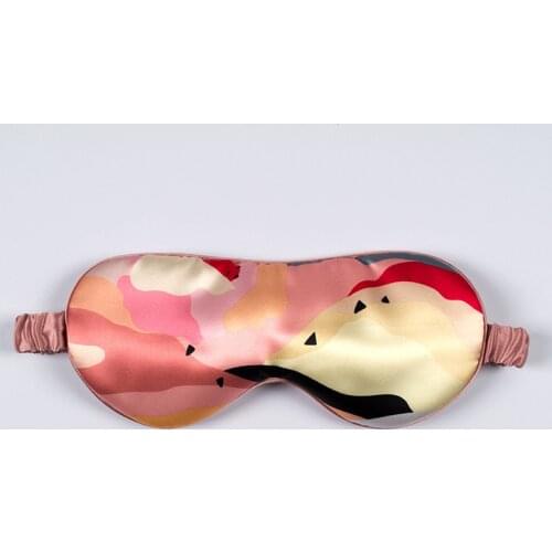 100 Silk Eyemask Sleep Eye Cover Mask Shade Patch Comfortable 19MM Mulberry Silk Sleep Mask Women Men Travel