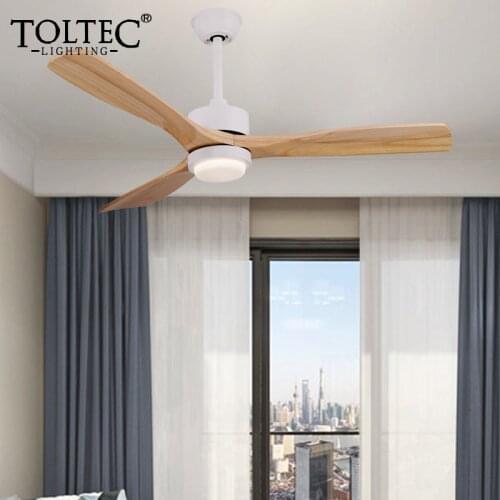 52 Inch Northern Europe DC Ceiling Fan With Lamp LED Lighting Fans For Home Decorate Ceiling Fan With Remote Control Ventilador