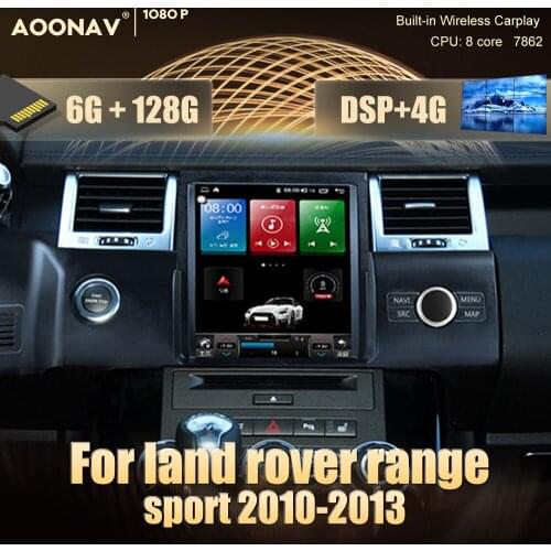 128GB car radio 2din Android 10.0 For land rover range sport 2010-2013 car multimedia player Stereo receiver GPS navigator