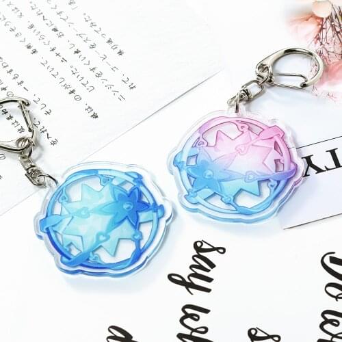 Genshin Impact Intertwined fate Acauaint fate Primogem Acrylic Keychains Cosplay Kawaii Gifts