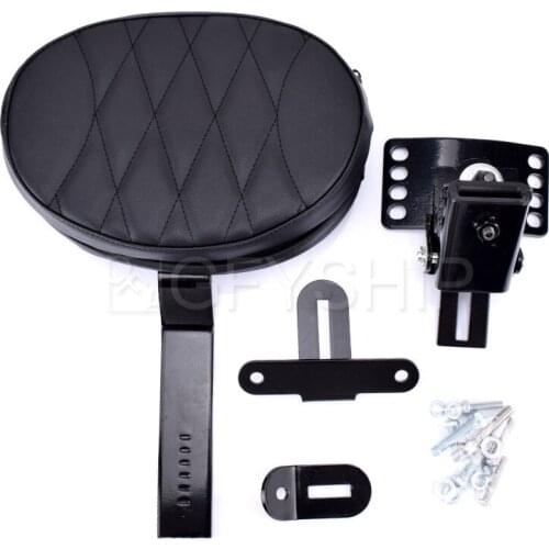 For Harley Touring Road King Glide FLH 1997-2018 Electra Street Glide Motorcycle Adjustable Stitched Driver Backrest