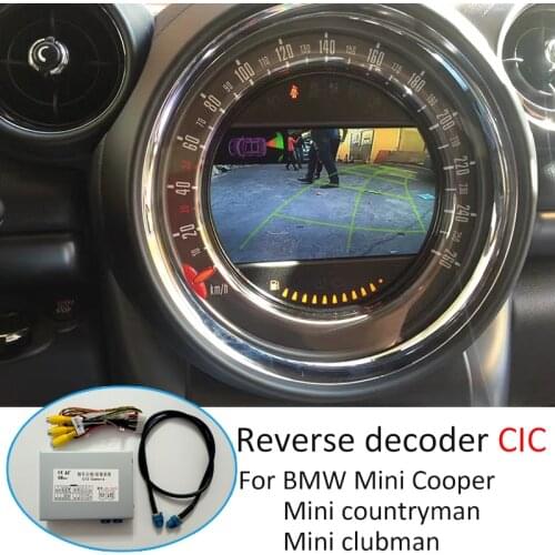 For bmw CIC system Reverse decoder module for mini cooper countryman clubman reversing image car camera interface 2011-2016