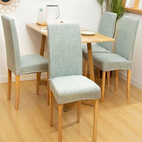 Elastic Stretch Dinner Chair Seat Cover Spandex Covers For Dining Room Chairs Wedding Banquet Fundas De Sillas Case For Chair