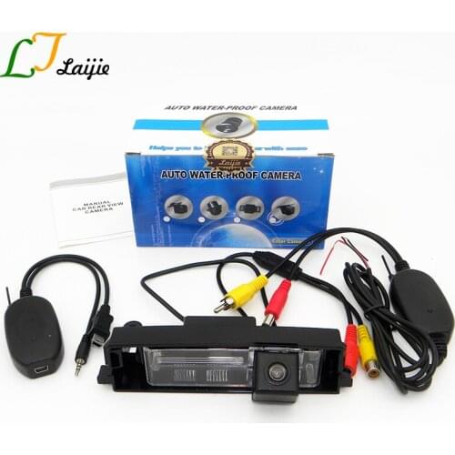 Rear View Camera For Toyota iQ KGJ10 Scion iQ / HD CCD Night Vision RCA AUX Interface Wireless Car Backup Reverse Parking Camera