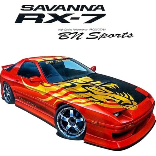 1/24 AOSHIMA plastic assembly car model toy MAZDA BN Sports FC3S RX-7 1989 static model adult collection DIY assembly kit 06150