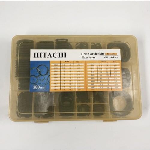 383PCS O - ring seal kit O - ring box for Hitachi excavators NBR90