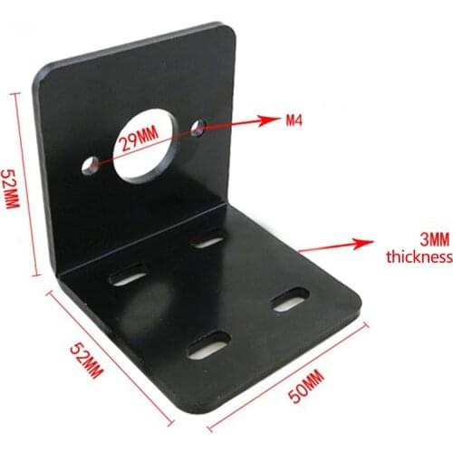 775 750 7 Series Motor Bracket Support Motor Fixed Base L Shaped Aluminum Metal for DIY Toy model